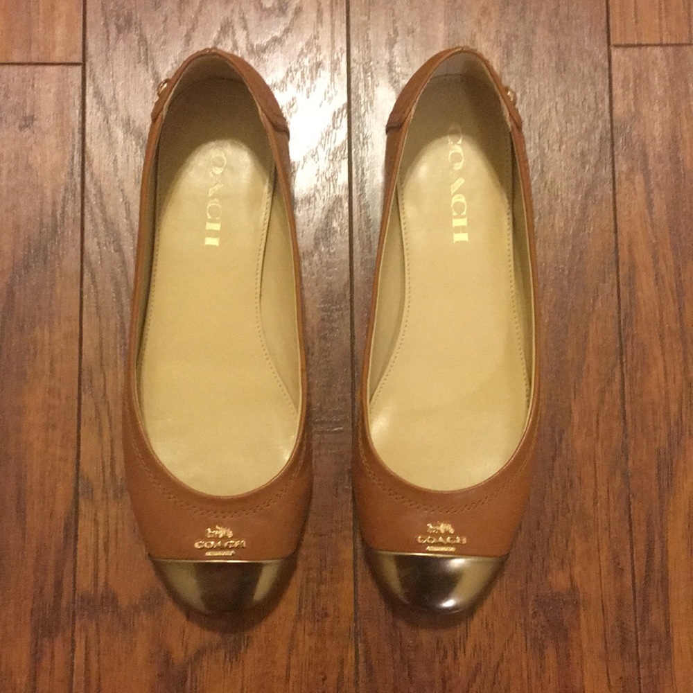 Coach Chelsea flats 9/10